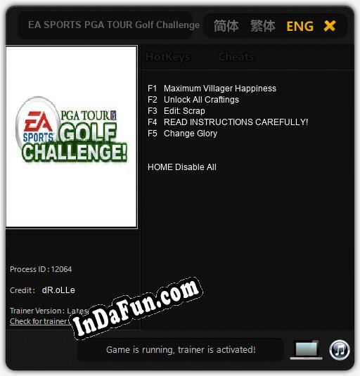 Trainer for EA SPORTS PGA TOUR Golf Challenge [v1.0.9]