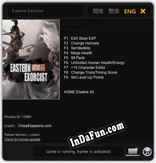 Eastern Exorcist: Trainer +9 [v1.6]