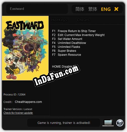 Trainer for Eastward [v1.0.7]