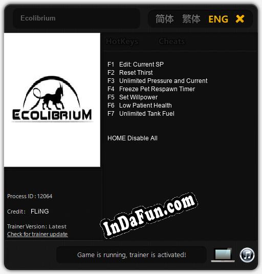 Trainer for Ecolibrium [v1.0.5]