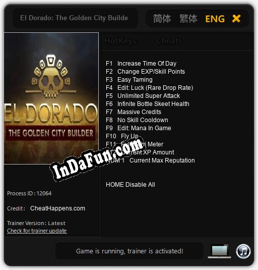 El Dorado: The Golden City Builder: Cheats, Trainer +13 [CheatHappens.com]