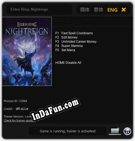 Trainer for Elden Ring: Nightreign [v1.0.9]