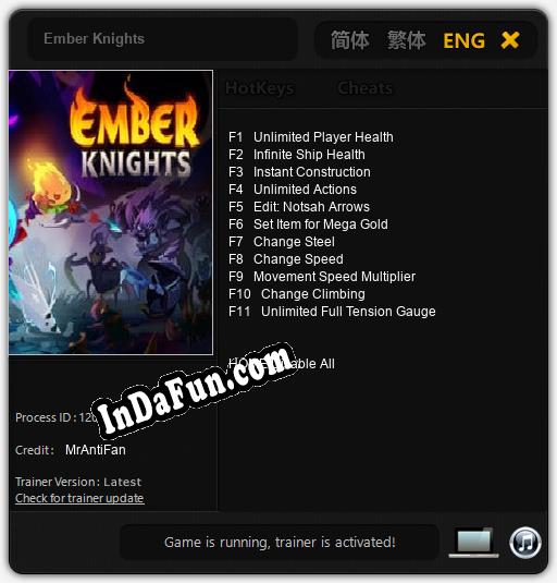 Ember Knights: Cheats, Trainer +11 [MrAntiFan]