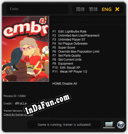 Embr: Cheats, Trainer +11 [dR.oLLe]