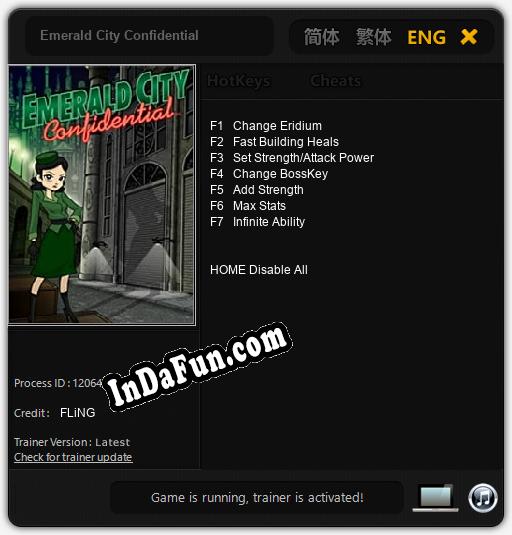 Emerald City Confidential: Trainer +7 [v1.7]