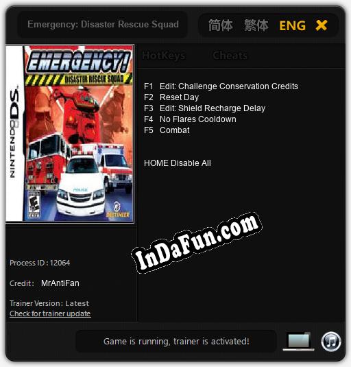 Emergency: Disaster Rescue Squad: Cheats, Trainer +5 [MrAntiFan]