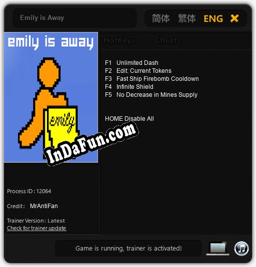 Emily is Away: TRAINER AND CHEATS (V1.0.97)