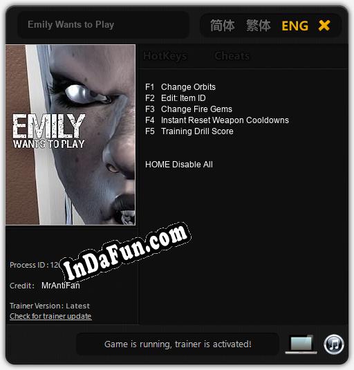 Emily Wants to Play: TRAINER AND CHEATS (V1.0.76)