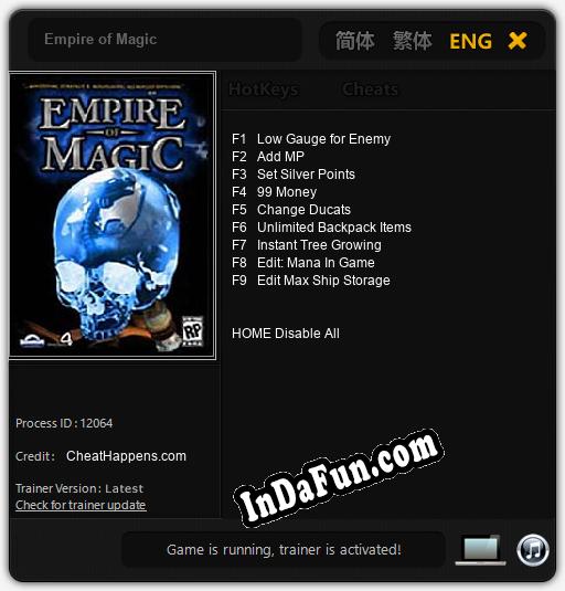 Empire of Magic: TRAINER AND CHEATS (V1.0.97)