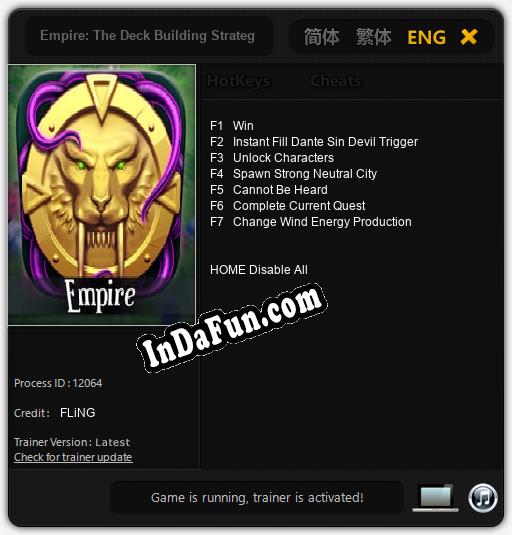 Empire: The Deck Building Strategy Game: Cheats, Trainer +7 [FLiNG]