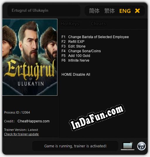 Ertugrul of Ulukayin: Cheats, Trainer +6 [CheatHappens.com]