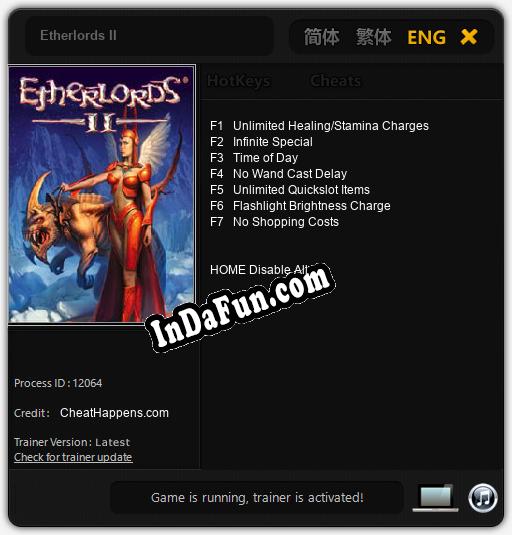 Etherlords II: Trainer +7 [v1.7]