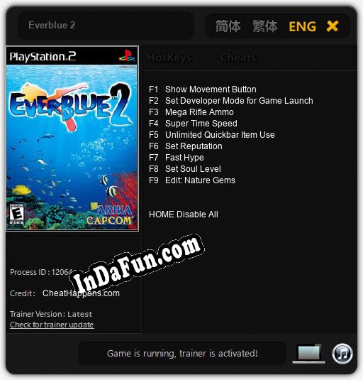 Everblue 2: Cheats, Trainer +9 [CheatHappens.com]