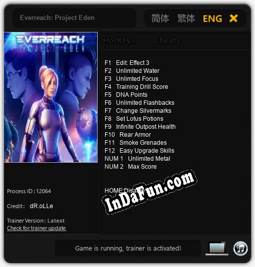 Everreach: Project Eden: Trainer +14 [v1.8]