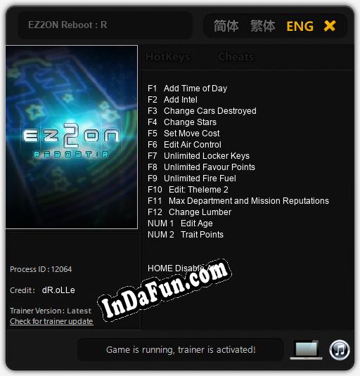 EZ2ON Reboot : R: TRAINER AND CHEATS (V1.0.71)