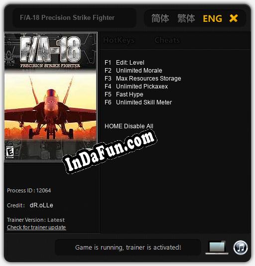 F/A-18 Precision Strike Fighter: Cheats, Trainer +6 [dR.oLLe]