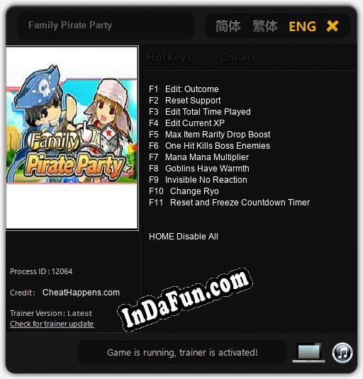 Family Pirate Party: TRAINER AND CHEATS (V1.0.95)