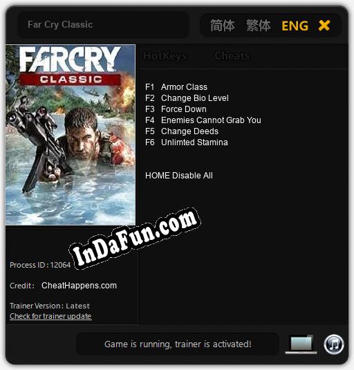 Far Cry Classic: Trainer +6 [v1.4]