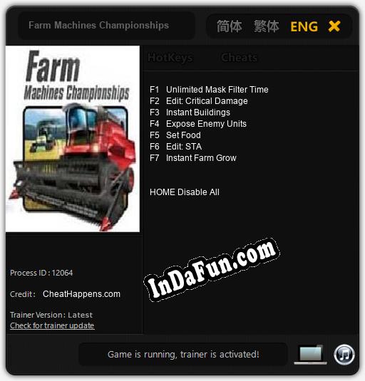 Farm Machines Championships: TRAINER AND CHEATS (V1.0.77)