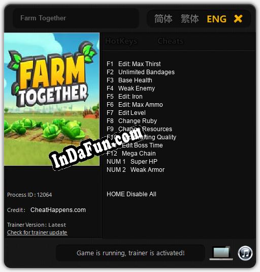 Farm Together: Trainer +14 [v1.2]