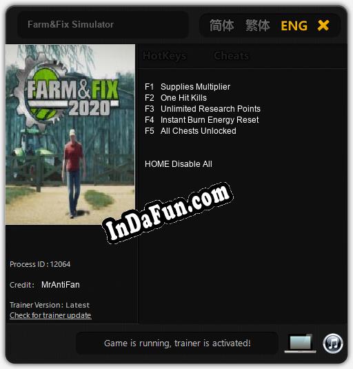 Farm&Fix Simulator: Trainer +5 [v1.5]