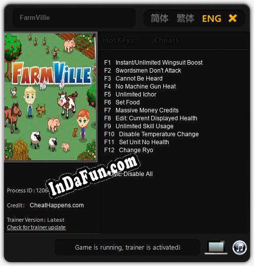 FarmVille: Trainer +12 [v1.2]