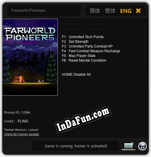 Farworld Pioneers: TRAINER AND CHEATS (V1.0.5)