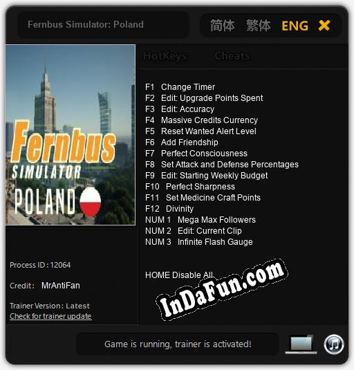 Trainer for Fernbus Simulator: Poland [v1.0.4]