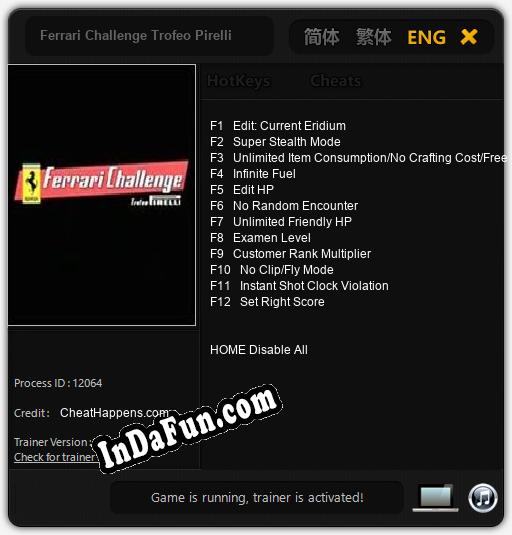 Ferrari Challenge Trofeo Pirelli: Trainer +12 [v1.6]