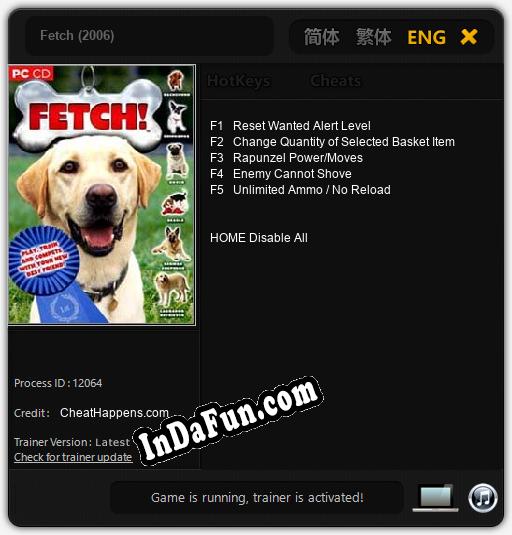 Fetch (2006): Cheats, Trainer +5 [CheatHappens.com]