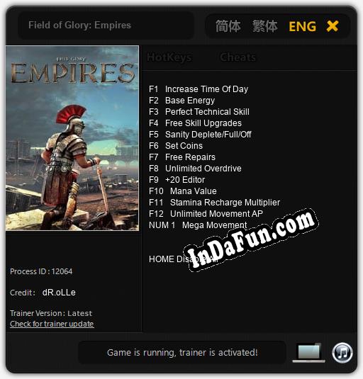 Field of Glory: Empires: TRAINER AND CHEATS (V1.0.24)
