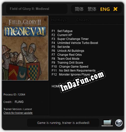 Field of Glory II: Medieval: Cheats, Trainer +12 [FLiNG]