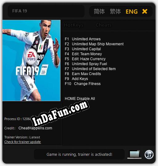 FIFA 19: TRAINER AND CHEATS (V1.0.42)