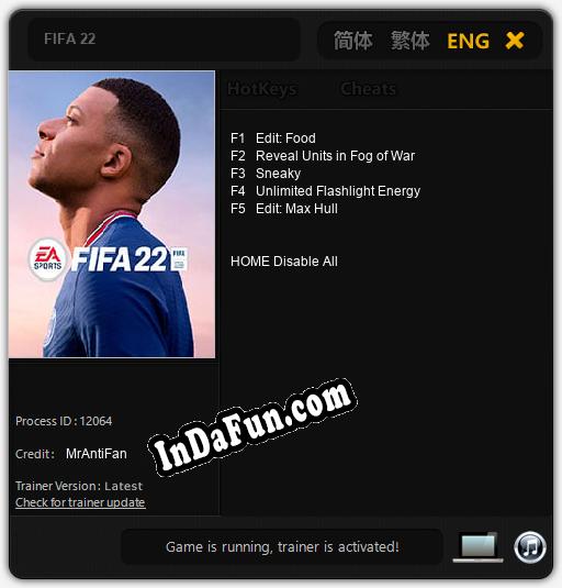 FIFA 22: Cheats, Trainer +5 [MrAntiFan]