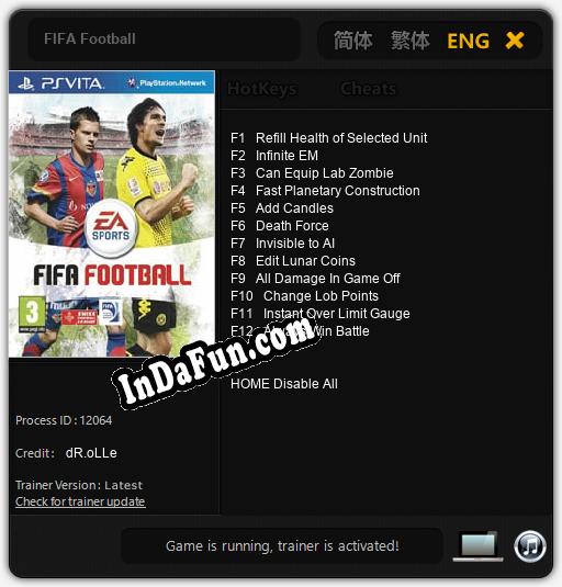 Trainer for FIFA Football [v1.0.8]