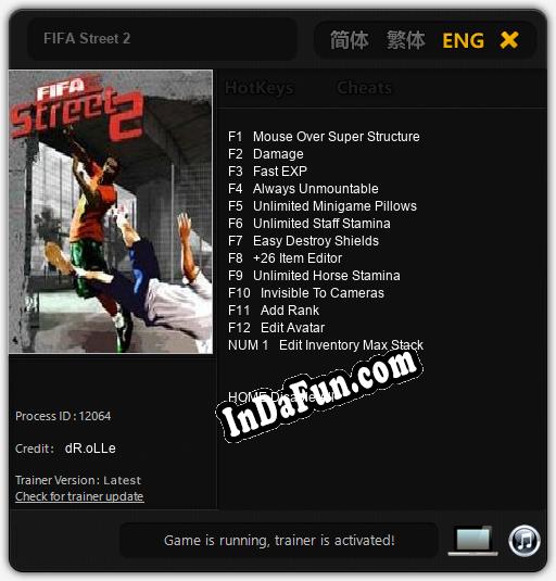 FIFA Street 2: Trainer +13 [v1.5]