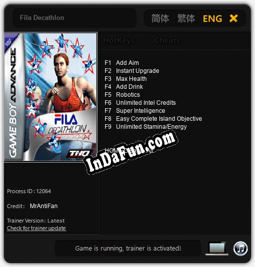 Fila Decathlon: TRAINER AND CHEATS (V1.0.86)