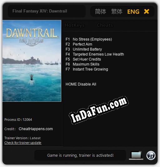 Final Fantasy XIV: Dawntrail: TRAINER AND CHEATS (V1.0.10)