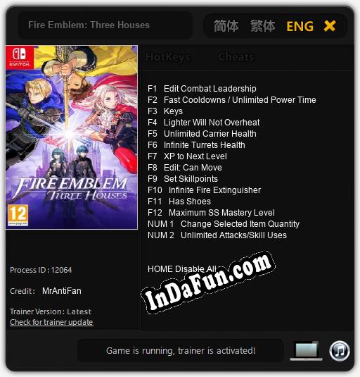 Fire Emblem: Three Houses: Trainer +14 [v1.4]