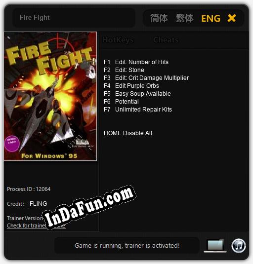 Fire Fight: Cheats, Trainer +7 [FLiNG]