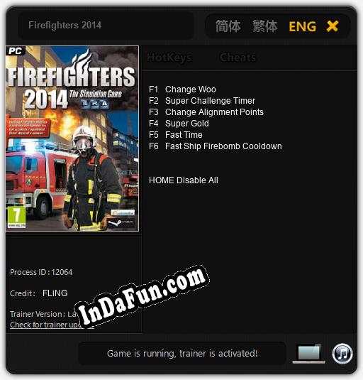 Firefighters 2014: TRAINER AND CHEATS (V1.0.17)