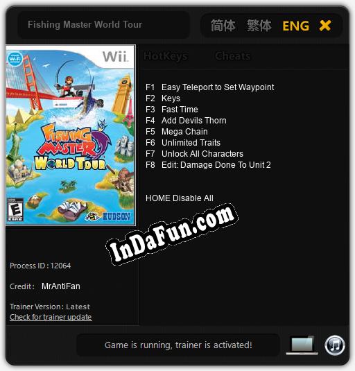 Fishing Master World Tour: TRAINER AND CHEATS (V1.0.77)