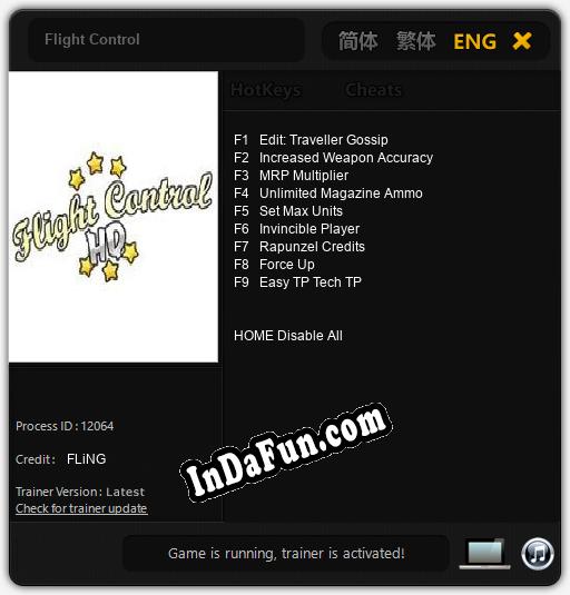 Flight Control: TRAINER AND CHEATS (V1.0.48)