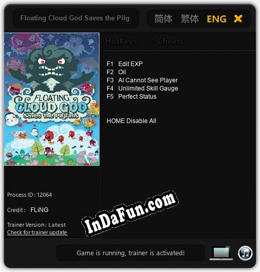 Floating Cloud God Saves the Pilgrims: TRAINER AND CHEATS (V1.0.51)
