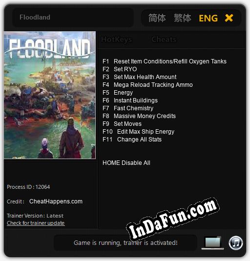 Floodland: Cheats, Trainer +11 [CheatHappens.com]