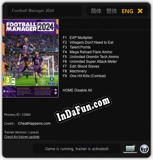 Football Manager 2024: TRAINER AND CHEATS (V1.0.84)