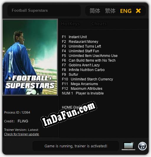 Football Superstars: TRAINER AND CHEATS (V1.0.67)