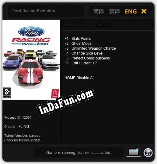 Ford Racing Evolution: Cheats, Trainer +6 [FLiNG]