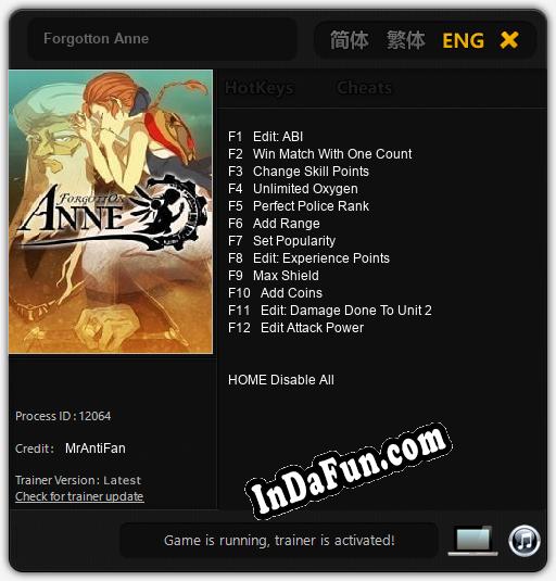 Forgotton Anne: Cheats, Trainer +12 [MrAntiFan]