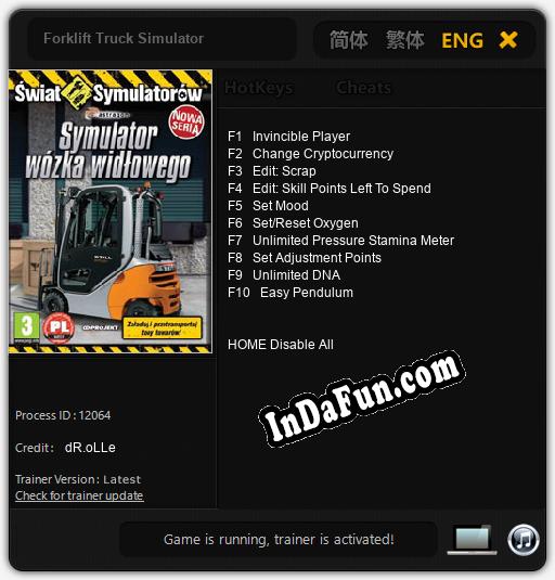 Forklift Truck Simulator: Cheats, Trainer +10 [dR.oLLe]
